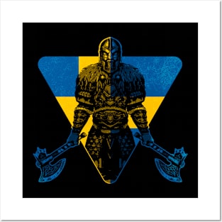 Swedish Viking Warrior Posters and Art